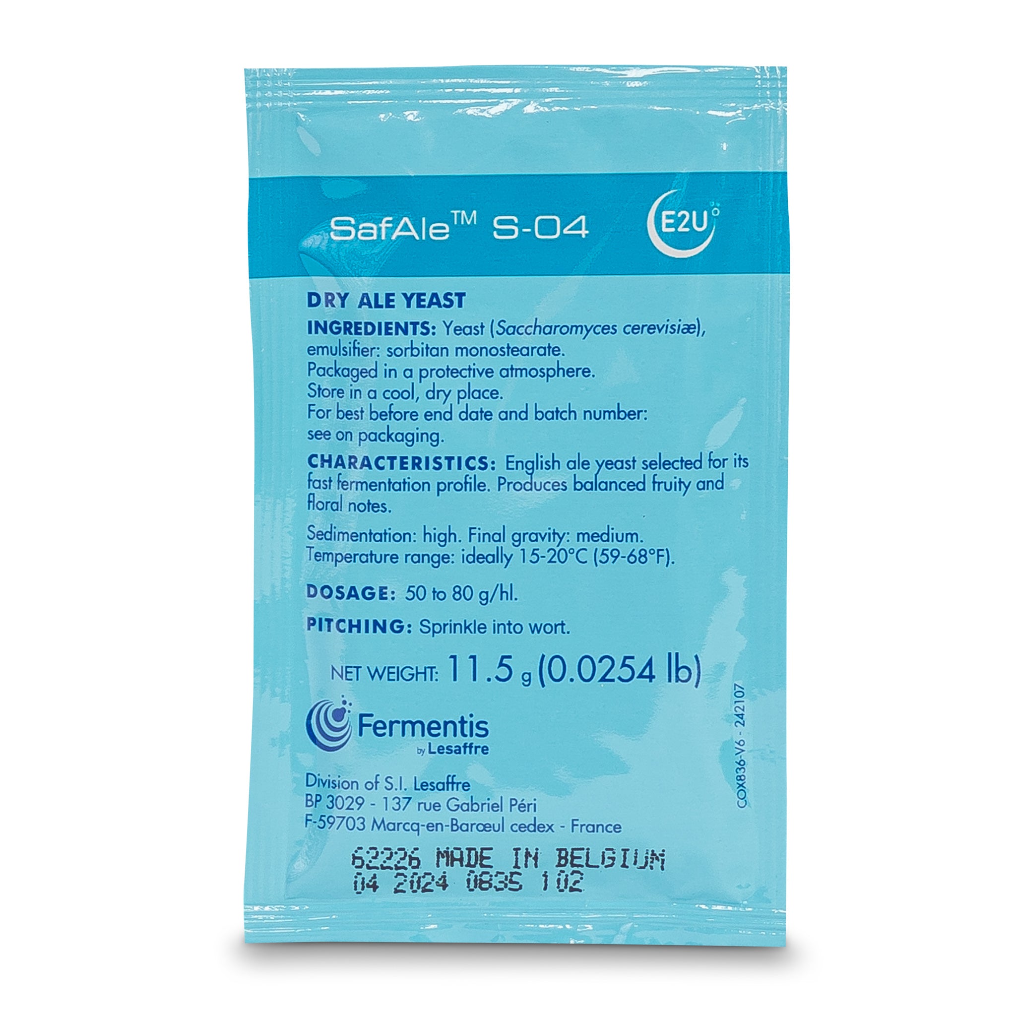 Safale S-04 English Ale Yeast